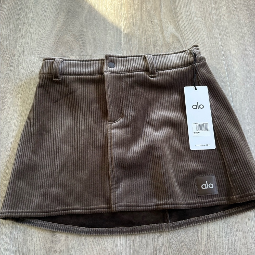 ALO Yoga Chocolate Mini Skirt